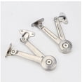 thumbnail image 2 of 1 pieza, bisagras de soporte de tapa de cierre suave con tornillos y llave hexagonal, bisagras desplegables de níquel satinado que soportan 40 lb, bisagras plegables para puerta de cocina y gabin, 2 of 5