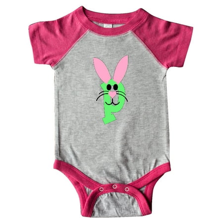 

Inktastic Easter Bunny Letter P Gift Baby Boy or Baby Girl Bodysuit
