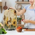 thumbnail image 3 of Yuyamidu Vintage Sunflower Blender Cover Butterfly Food Processor Dust Cover Coffee Maker Juice Appliance Cover Stain Resistant Kitchen Small Appliance Protective Cover, 3 of 6