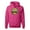 Fuschia, variant on Softball Mom Animal Print Girl Sports Unisex Graphic Hoodie Sweatshirt, Heather Grey, Small
