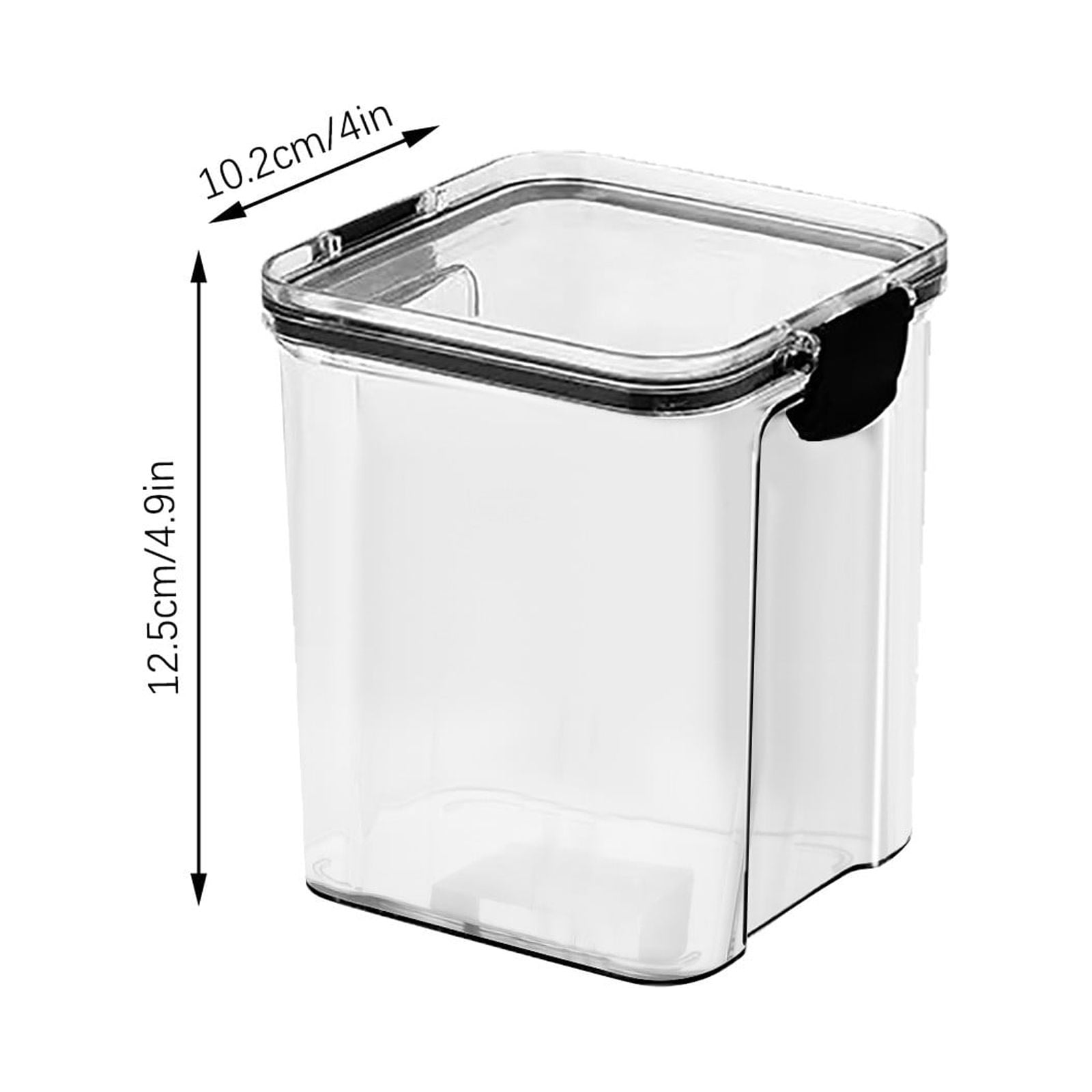 Large Glass Food Storage Container, 100 FL OZ (3000ml) Glass Food Canister  with Airtight Bamboo Lids for Your Pantry, BPA-Free Cereal Dispenser Jars
