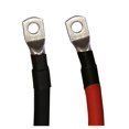 thumbnail image 2 of Windy Nation 1/0 Gauge Red, Black Pure Copper Inverter Cables (9 in, 3/8" in. and Lugs Both Ends), 2 of 6