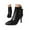 Black, variant on UngA Wide Calf Boots Women's Thigh High Boots Over The Knee Boots Side Zip Pointed Toe Fashion Sexy Winter Stiletto Knee High Boots White,5.5