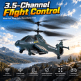 thumbnail image 3 of JoyStone RC Helicopter for Kids and Adults, 2.4GHz Remote Control Helicopter with 2 Batteries, 26 Min Flight, Altitude Hold, One-Key Takeoff, LED Light, Indoor Flying Toy Gift for Boys, 3 of 9
