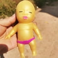 thumbnail image 1 of Muñeca de palma de descompresión, muñeca de rebote lento con música, juguete de descompresión de muñeca negra, 1 of 2