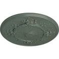 thumbnail image 3 of Ekena Millwork 27"OD x 1 1/8"P Flower Ceiling Medallion (Fits Canopies up to 3 7/8"), Hand-Painted Cloud Burst Crackle, 3 of 6