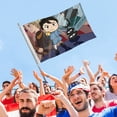 thumbnail image 4 of PEANUTS Bandera impresa con temática, regalo perfecto para fanáticos, amigos y familiares, y adecuada para actividades al aire libre e interiores, decoraciones de fiesta.120cm×180cm, 4 of 6