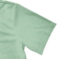 thumbnail image 5 of HomeDM Men's Short Sleeve Quarter Zip Shirts, Casual Solid Color Summer Basic Tee, Green, 5 of 7