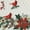 Cardinal Garland, variant on Beatrice Home Fashions, Holiday 3PC Quilt Set, Full/Queen, Cardinal Garland