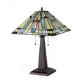 thumbnail image 5 of RADIANCE Goods Tiffany-Style 2 Light Mission Table Lamp 16" Shade, 5 of 6