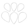 thumbnail image 1 of 60 Pcs Mold Kit Earring Pendants Open Bezels Jewelry Making Earring Pendant Hollow Mold Pendants, 1 of 3