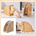 thumbnail image 6 of BESTONZON Coffe Filter Holder Wood 1Pack 6.2X3.2X6.6In, 6 of 7
