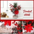 thumbnail image 3 of Árbol de Navidad KPX artificial para mesa, tamaño pequeño, con adornos, 3 of 6
