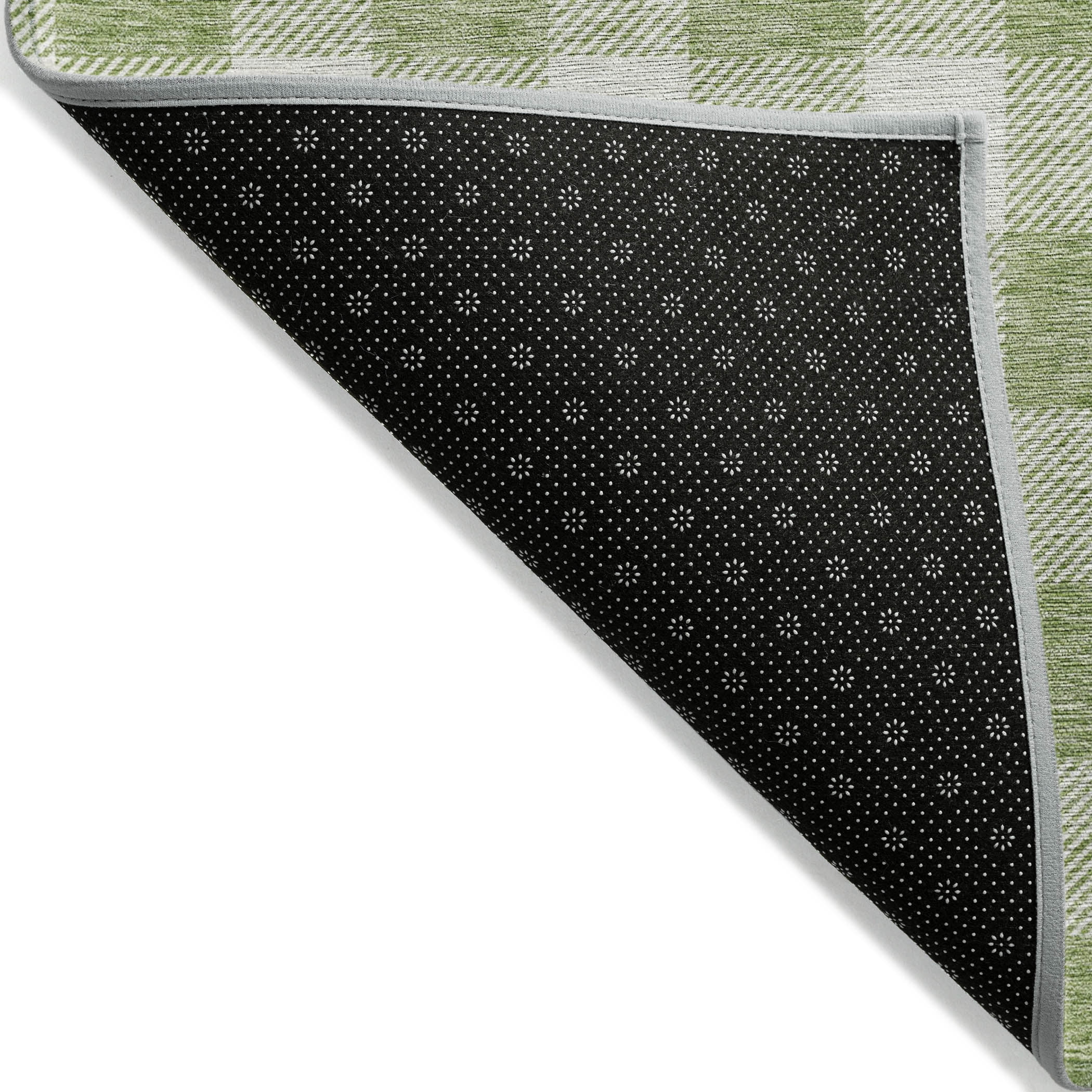 Addison Rugs Chantille Indoor/Outdoor Transitional Plaid Aloe Washable Rectangle Rug, 10' x 14'