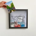 thumbnail image 2 of Personalized Travel Souvenir Storage Box - Modern Design, Photo Display - Wall Decoration for Couples, Adventure Memories & Home Decor, 2 of 4