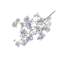 Nmdmisc Artificial Baby Breath Flowers Fake Silk Real Touch DIY Floral Bouquets Decor Wedding Party Decoration Arrangements(Purple)