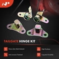 thumbnail image 5 of A-Premium Tailgate Plastic Handle Latch Hardware Rebuild Kit Compatible with 1999-2007 Chevy Chevrolet Silverado & GMC Sierra, Rear Tail Gate Parts Lock Handle Bezel Cable Hinge Bolt (Pack of 29), 5 of 6