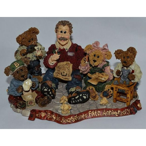 Boyds Bears Resin T. H. B. ...Work Is Love Made Visible - 1 Figurine 4 Inch, Resin - Limited Edition 227803