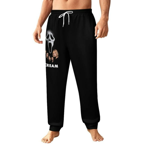 Scream Ghostface Killer Adult Sweatpants Joggers Pants Trousers 3D Printed Novelty Casual Sports Sweatpants With Drawstring Closed Bottom