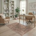 thumbnail image 2 of ODIKA 4'x6' Beige Geometric Abstract Design Washable Area Rug Modern Patchwork Style with Accents for Dorm Room, Small Living Stain Resistant Low Profile, Easy Care, 2 of 7