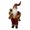 Red gold, variant on 30cm 11.8'' Vintage Santa Figurine Handpainted Craft with Stack of Presents Gift