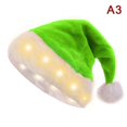 thumbnail image 1 of Santa Hat Christmas LED Light With White Plush Decoration Cute Santa Claus, 1 of 5