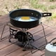 thumbnail image 5 of Parrilla portátil plegable de acero inoxidable para estufa de camping | Soporte para cocinar al aire libre y hornear | Parrilla compacta para barbacoa, ideal para camping, picnic y mochileros, 5 of 6