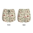thumbnail image 6 of Uemuo Squirrel In The Forest Pattern Women's Athletic Shorts High Waisted Running Shorts with Liner Pockets Gym Elastic Workout Shorts-, 6 of 9