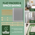 thumbnail image 6 of Continental Sleep, Unassembled Twin Box Spring for Twin Bed, 4.5-Inch Wood Box Spring Only, Noise-Free Mattress Foundation, Packed Flat, Easy Assembly, Gray, 6 of 8
