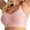 Pink, variant on Audhol Sports Bra Seamless Bra Khaki 3XL