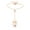 Golden, variant on Women Ring Bracelet Solid Color Alloy Geometric Rhinestone Inlaid Lady Chain Ring for Prom