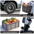 thumbnail image 6 of Xlluproid Heavy Duty 4-Wheel Mobility Scooter for Adults & Seniors,360°Adjustable Seat,Front Basket & Large Removable Rear Storage Container,Gray, 6 of 9