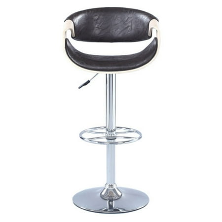 Pneumatic Seat 26' Base - 1396 Bella Vita Pneumatic bentwood saddle seat adjustable stool in Black