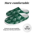thumbnail image 6 of Xecao Christmas Trees Print Cotton Slippers Fuzzy Warm Cozy Slippers Non Slip House Slippers For Indoor Outdoor Cotton Slippers House Slippers-11, 6 of 7