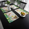 thumbnail image 4 of Kjfeif HeatResistant Rectangle Placemats With Easter Pattern, Linen Table Mat For Kitchen Dining, 11.8 x 17.71 Inch Size For Table Setting And Holiday Meals, 4 of 5