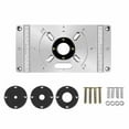 thumbnail image 4 of Router Table Insert Plate Wood Router Plate Engraved Sturdy Woodworking Table Fangkenuo, 4 of 8