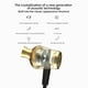 thumbnail image 5 of Methold CCA CST HIFI auricular 10mm Dual controlador dinámico dinámico auricular pesado auricular para Zsn Pro ZSX ASX ZAX Cables de audio/vídeo Oro Ohne Mikrofon, 5 of 6