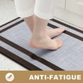 thumbnail image 3 of Buganda Kitchen Mats Anti Fatigue, Washable Rugs for Kitchen, Non Slip Kitchen Mats for Floor, 17.3"x59", Brown, 3 of 9