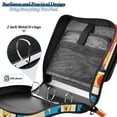thumbnail image 4 of FORMRS Zipper Binder with Shoulder Strap 2-inch Ring 500 Sheet Capacity File Bag, Modern Cocktails, 4 of 5