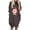 qs Khaki, variant on LYXSSBYX Womens Dresses Clearance under 10.00 The Fashion Women's Winter Plus Size Loose O-Neck Pocket Christmas Printed Dress