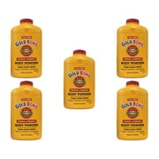 5 Pack - Gold Bond Body Powder Medicated 10 oz Each (Talc-Free)