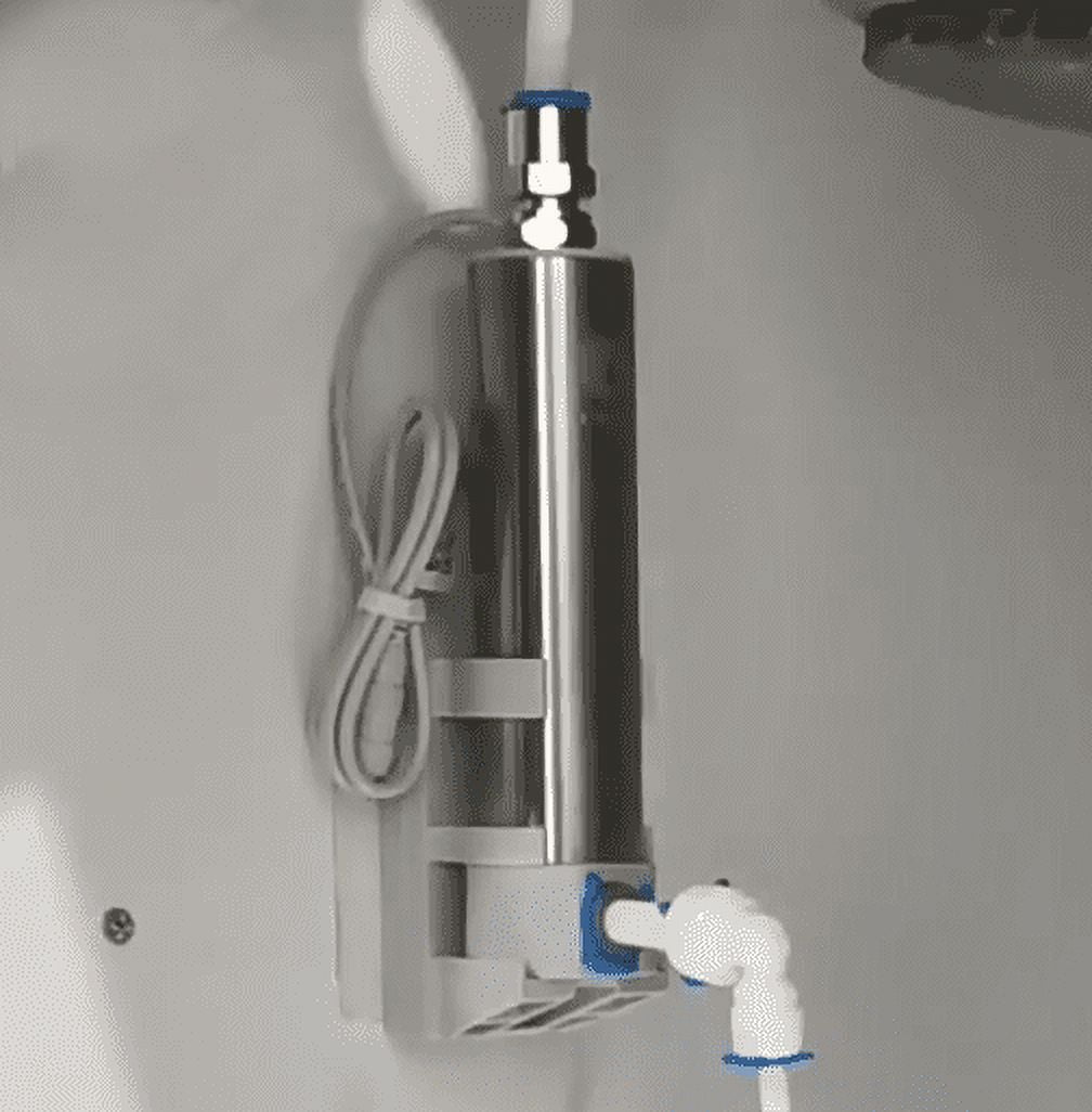 Envig LED UV Ultraviolet UVC Water Purifier Sterilizer for Under Sink Water Filter Systems Reverse Osmosis RO System, 0.66GPM (800 GPD), Reduce up to 99.99% of Bacteria, Stainless Steel, Mercury Free