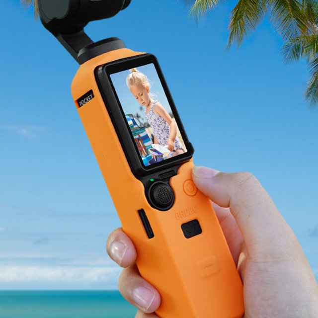 Funda de silicona antideslizante para cámara cardán de mano para cámara DJI OSMO Pocket 3