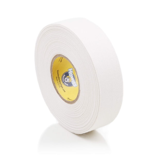 Cinta de hockey Howies blanca de tela 2,5 cm x 22 m, rollo