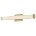 thumbnail image 4 of Devon - Light Lacquered Brass Brass Modern - LED Steel Wall Sconce, 4 of 12