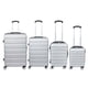 thumbnail image 3 of Travel Elite - Set 4 Maletas de Viaje, G (25 kg), M (20 kg), C (10 kg), Carry On (8kg) plateado Unitalla, 3 of 10