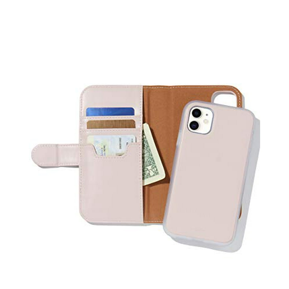 Bondir Pink Case for iPhone 11 (2 in 1) Detachable Leather