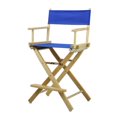 thumbnail image 1 of Casual Home 24"" Director'S Chair Natural Frame With Royal Blue Canvas Counter Height, 1 of 5