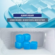 Cold Water Therapy System Kit by Polar Vortex - Ice Circulation Machine with 3-Strap Knee/Elbow/Shoulder Wrap and 4 Cold Cubes - Cryotherapy Kit