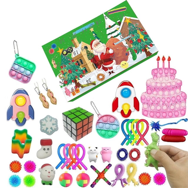 Calendario de Adviento Fidget Sensory Toy HUOGUO Push Bubble